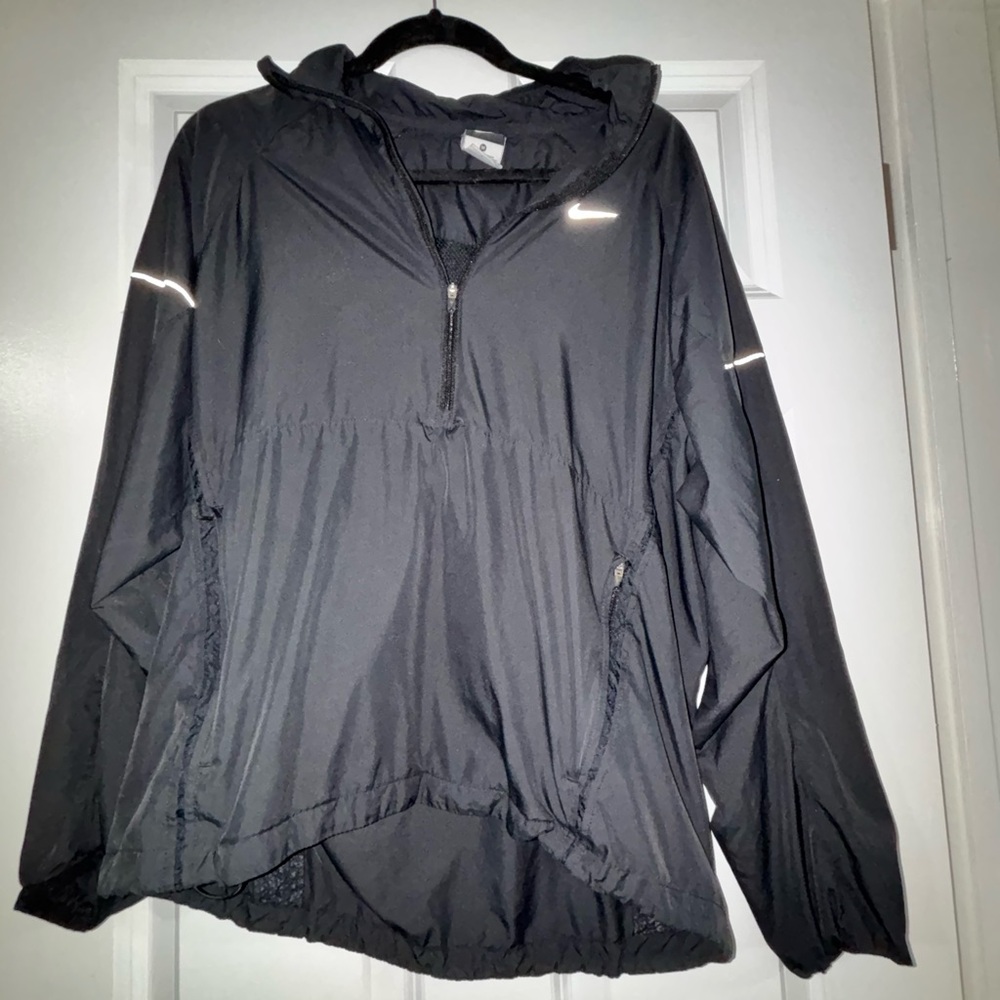 Black Nike Windbreaker Jacket